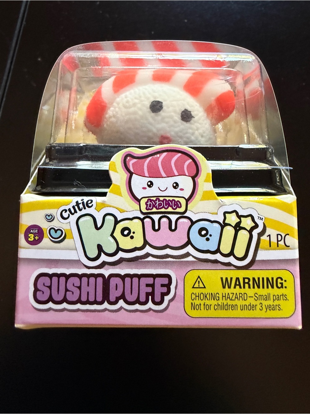 New Ja-Ru Kawaii Cutie Sushi Puff Squishy Toys Sensory Stress Relief Puffs